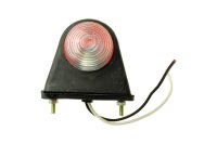 Umrissleuchte Begrenzungsleuchte  ROT / WEIß 58mm GERADE E19