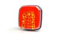 LED Rückleuchte (L/R) 108 x 102mm (3 Funktionen) LKW Anhänger Wohnwagen +Kabel