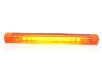 LED Kennleuchte 4 Programme (237 x 20,5 x 25mm) zum Schrauben Not Einsatz ORANGE