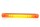 LED Kennleuchte 4 Programme (237 x 20,5 x 25mm) zum Schrauben Not Einsatz ORANGE