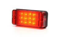 LED Nebelschlussleuchte Nebellampe 107,4mm x 46,7mm x 23mm E20 geprüft ROT