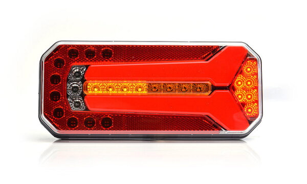 Multifunktionale Heckleuchte LED dynamischer Lauflichtblinker (L/R) 12V/24V