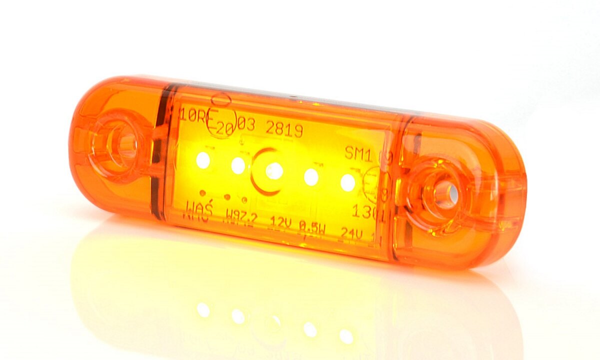 Begrenzungsleuchte Weiß Rechteckig Mit Spiegel | 014000419