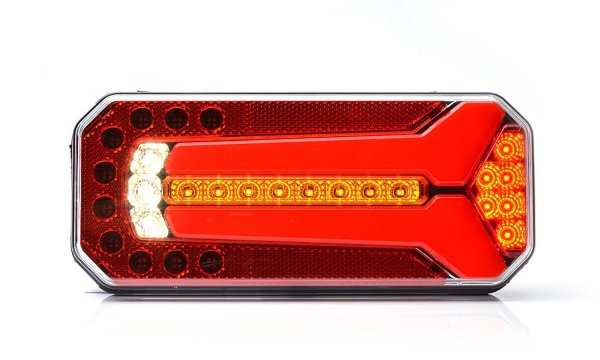 LED Rückleuchte (L/R) Leuchte 5 Funktionen 236 x 104mm LKW Anhänger Trailer W5