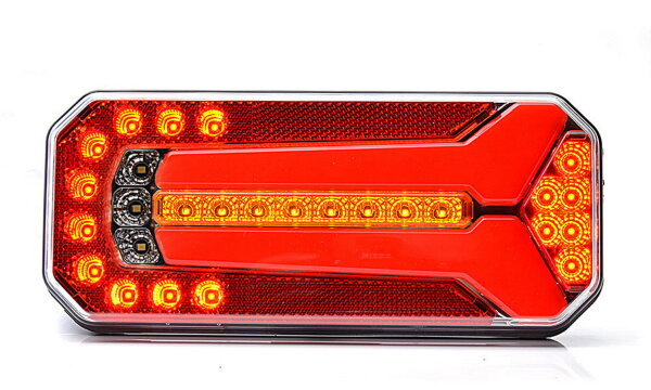 LED Rückleuchte (L/R) 12V/24V Leuchte mit 5 Funktionen 236mm x 104mm