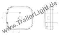Vordere Umrissleuchte mit Blinker LED NEON Positionsleuchte Begrenzungsleuchte