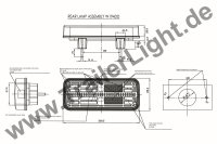 Multifunktionale Heckleuchte LED 12V/24V (L/R) mit (6 Funktionen)
