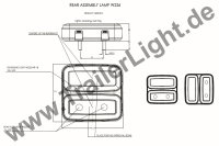 Multifunktionale Heckleuchte LED 12V/24V (L/R) mit 2 Funktionen