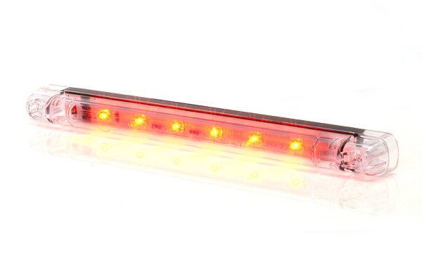 LED Bremsleuchte (L/R) Transparente Lichtscheibe 12V 24V IP66 IP68 E20