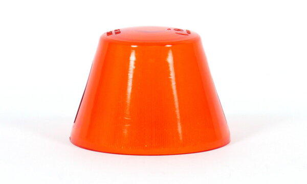Lichtscheibe für Glühbirne Blinkleuchte (L/R) W17 Rund Ø91mm ORANGE