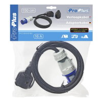 Adapterkabel 150cm 3x2,5mm2 von CEE Stecker nach Schuko Steckdose