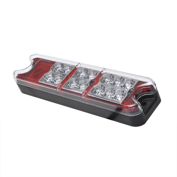LED Rückleuchte (L/R) 4 Funktionen 192mm x 51mm x 28mm E9 LKW 18 LED Heckleuchte