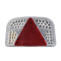 LED Rückleuchte (RECHTS) 7 Funktionen 240mm x 150mm x 50mm E4 Anhänger LKW 56LED