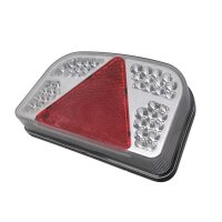 LED Rückleuchte (RECHTS) 7 Funktionen 240mm x 150mm x 50mm E4 Anhänger LKW 56LED