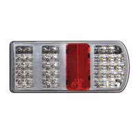 LED Rückleuchte (RECHTS) 6 Funktionen 225mm x 105mm x57mm E4 43LED LKW Anhänger