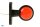 Umriss Positions Leuchte Vorne Hinten ROT / WEIß 83,5mm x 95mm E20 LKW Halterung