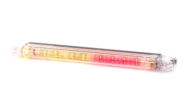 LED Rückleuchte (L/R) 3 Funktionen (237 x 20,5 x 25mm) 12V 24V Blinker Bremse